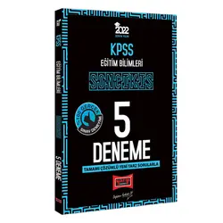 Yargı 2022 KPSS Eğitim Bilimleri Son Çıkış Tamamı Çözümlü 5 Deneme