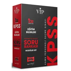 Yargı 2022 VİP KPSS Eğitim Bilimleri Çözümlü ve Cevaplı Soru Bankası Modüler Set
