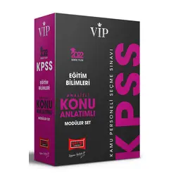 Yargı 2022 VİP KPSS Eğitim Bilimleri Analizli Konu Anlatımlı Modüler Set