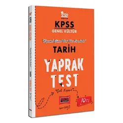 Yargı Yayınları 2022 KPSS Lisans Tarih Yaprak Test