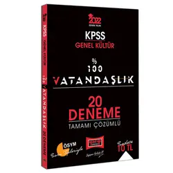 Yargı 2022 KPSS Genel Kültür %100 Vatandaşlık Tamamı Çözümlü 20 Deneme