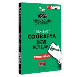 Yargı 2022 KPSS Genel Kültür Kısa ve Öz Coğrafya Ders Notları Konu Kitabı
