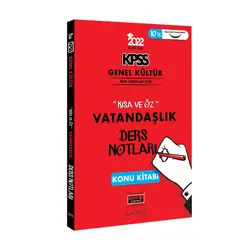 Yargı 2022 KPSS Genel Kültür Kısa ve Öz Vatandaşlık Ders Notları Konu Kitabı