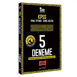 Yargı 2022 KPSS GY GK Son Çıkış Tamamı Çözümlü 5 Deneme