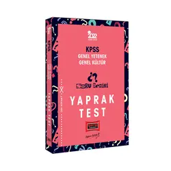 Yargı 2022 KPSS Genel Yetenek Genel Kültür Soru Denizi Yaprak Test