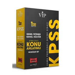 Yargı 2022 VİP KPSS GY GK Konu Anlatımlı Modüler Set