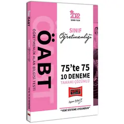 Yargı 2022 ÖABT Sınıf Öğretmenliği 75te 75 Tamamı Çözümlü 10 Deneme