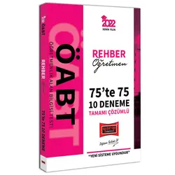 Yargı 2022 ÖABT Rehber Öğretmen 75te 75 Tamamı Çözümlü 10 Deneme
