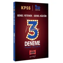 Yargı 2022 KPSS GY GK Tamamı Çözümlü Muhteşem 3 Deneme