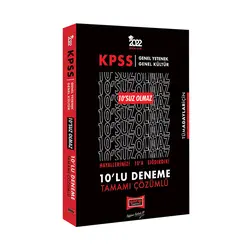 Yargı 2022 KPSS GY GK 10’SUZ Olmaz Tamamı Çözümlü 10’lu Deneme