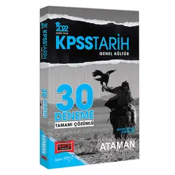 Yargı 2022 KPSS Genel Kültür Tarih Ataman Tamamı Çözümlü 30 Deneme