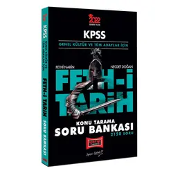 Yargı 2022 KPSS Genel Kültür ve Tüm Adaylar İçin Fethi Tarih 2150 Soru Konu Tarama Soru Bankası