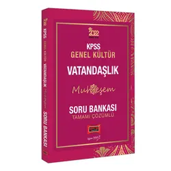 Yargı 2022 KPSS Genel Kültür Muhteşem Vatandaşlık Tamamı Çözümlü Soru Bankası