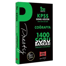 Yargı 2022 KPSS Genel Kültür Coğrafya Prestij Seri Tamamı Çözümlü 1400 Soru Bankası