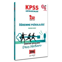 Yargı 2022 KPSS Eğitim Bilimleri Öğrenme Psikolojisi Anahtar Hocaların Ders Notları