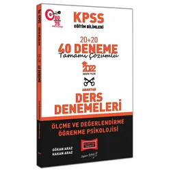 Yargı 2022 KPSS Eğitim Bilimleri Ölçme ve Değerlendirme Öğrenme Psikolojisi Tamamı Çözümlü 40 Deneme