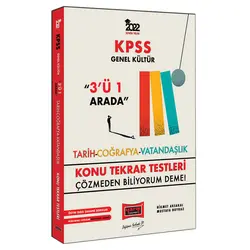 Yargı 2022 KPSS Genel Kültür 3’ü 1 Arada Konu Tekrar Testleri