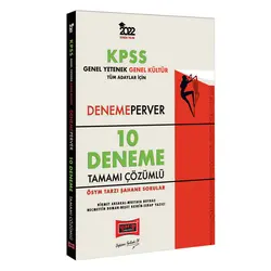 Yargı 2022 KPSS GY GK DenemePerver Tüm Adaylar İçin Tamamı Çözümlü 10 Deneme