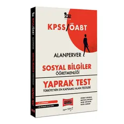 Yargı 2022 ÖABT AlanPerver Sosyal Bilgiler Öğretmenliği Yaprak Test