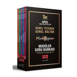 Yargı 2022 KPSS Genel Yetenek Genel Kültür Muhteşem Tamamı Çözümlü Modüler Soru Bankası