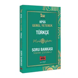 Yargı 2022 KPSS Genel Yetenek Muhteşem Türkçe Tamamı Çözümlü Soru Bankası