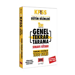 Yargı 2022 KPSS Eğitim Bilimleri Tamamı Çözümlü Genel Tekrar Tarama Sınavı Kitabı