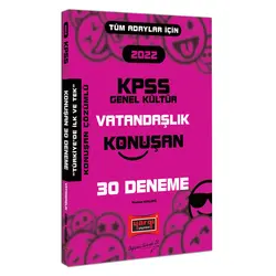 Yargı 2022 KPSS Tüm Adaylar İçin Genel Kültür Vatandaşlık Konuşan 30 Deneme