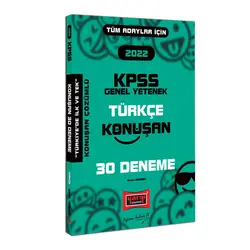 Yargı 2022 KPSS Tüm Adaylar İçin Genel Yetenek Türkçe Konuşan 30 Deneme