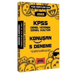 Yargı 2022 KPSS Genel Yetenek Genel Kültür Konuşan 5 Deneme