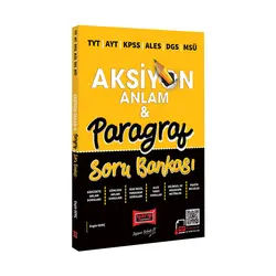 Yargı TYT AYT KPSS ALES DGS MSÜ Aksiyon Anlam & Paragraf Soru Bankası