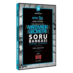 Yargı 2022 KPSS Genel Yetenek Son Düzlük 5 Yargıç Matematik Geometri Tamamı Çözümlü Soru Bankası