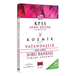 Yargı 2022 KPSS Tüm Adaylar İçin Genel Kültür Kozmik Serisi Tamamı Çözümlü Vatandaşlık Soru Bankası