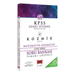 Yargı 2022 KPSS Tüm Adaylar İçin Genel Yetenek Kozmik Serisi Çözümlü Matematik Geometri Soru Bankası