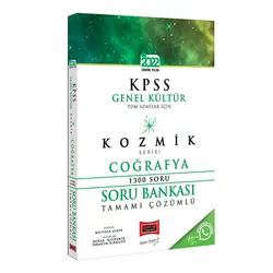 Yargı 2022 KPSS Tüm Adaylar İçin Genel Kültür Kozmik Serisi Tamamı Çözümlü Coğrafya Soru Bankası