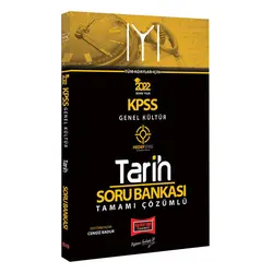 Yargı 2022 KPSS Hedef Serisi IYI Genel Kültür Tarih Tamamı Çözümlü Soru Bankası
