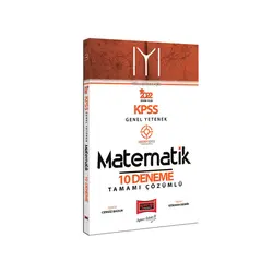 Yargı 2022 KPSS Genel Yetenek Hedef Serisi IYI Matematik Tamamı Çözümlü 10 Deneme Sınavı