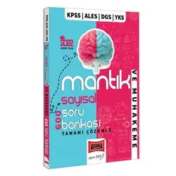 Yargı 2022 KPSS ALES DGS YKS Tamamı Çözümlü Sayısal Mantık ve Muhakeme 600 Soru Bankası