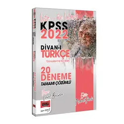 Yargı 2022 KPSS Lise Ön Lisans Divanı Türkçe Tamamı Çözümlü 20 Deneme