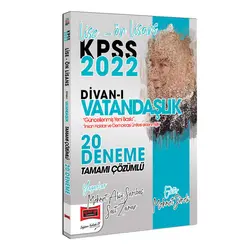 Yargı 2022 KPSS Lise Ön Lisans Divanı Vatandaşlık Tamamı Çözümlü 20 Deneme