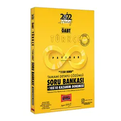 Yargı 2022 ÖABT Payidar Türkçe Öğretmenliği 1150 Çözümlü Soru Bankası + 10x10 Kazanım Denemesi
