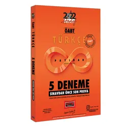 Yargı 2022 ÖABT Payidar Türkçe Öğretmenliği Sınavdan Önce Son Prova 5 Deneme