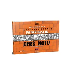 Yargı 2022 Tüm Adaylar İçin Tablolaştırılmış Vatandaşlık Ders Notu
