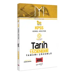 Yargı 2022 KPSS Lisans Genel Kültür Tüm Adaylar İçin Hedef Serisi IYI Tarih Tamamı Çözümlü 15 Deneme