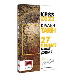 Yargı 2022 KPSS Divan-ı Tarih Tamamı Çözümlü 27 Deneme