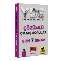 Yargı YDS Son 7 Sınav Çözümlü Çıkmış Sorular