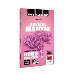 Yargı 2022 KPSS ALES DGS Divan Serisi Sayısal Mantık Tamamı Çözümlü Soru Bankası