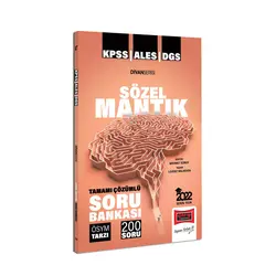 Yargı 2022 KPS ALES DGS Divan Serisi Sözel Mantık Tamamı Çözümlü Soru Bankası