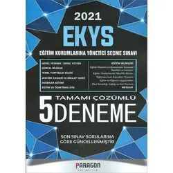 2021 EKYS Müdür ve Müdür Yardımcılığı Çözümlü 5 Deneme Paragon Yayıncılık
