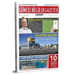 KPSS ve Tüm Kurum Sınavları İçin 10 Deneme ve Bulmacalı Güncel Bilgiler Gazetesi Paragon Yayıncılık