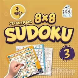 8x8 Çıkartmalı Sudoku 3 - Kolektif - Pötikare Yayıncılık